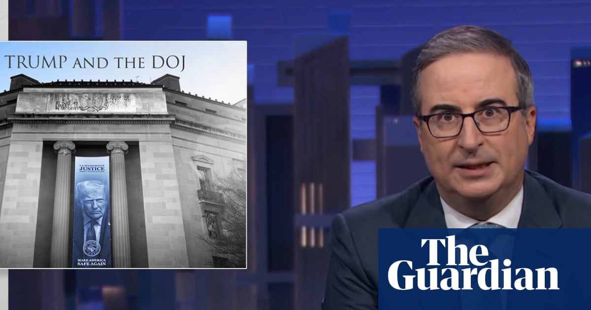John Oliver on Trump’s DoJ: ‘Potential long-term damage is difficult to sum up’ | John Oliver