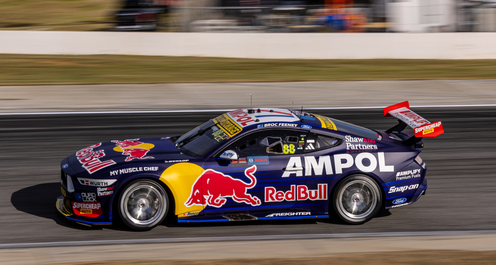 Supercars nws: Fired up Broc Feeney takes Perth Super440 pole position