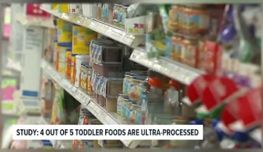 Study finds most children's foods are ultra-processed - YouTube