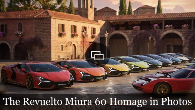 The Lamborghini Revuelto Miura 60 Homage in Photos