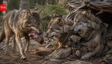 Why do older wolf siblings return from hunts to feed and protect newborn pups instead of leaving the pack? A six-year study has the answer |