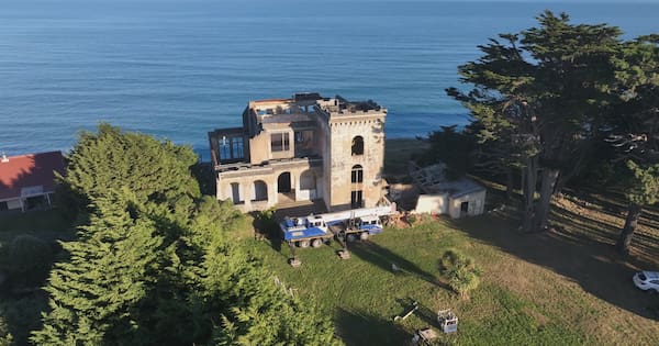 Dunedin clifftop castle saved from ruin after decades of decay
