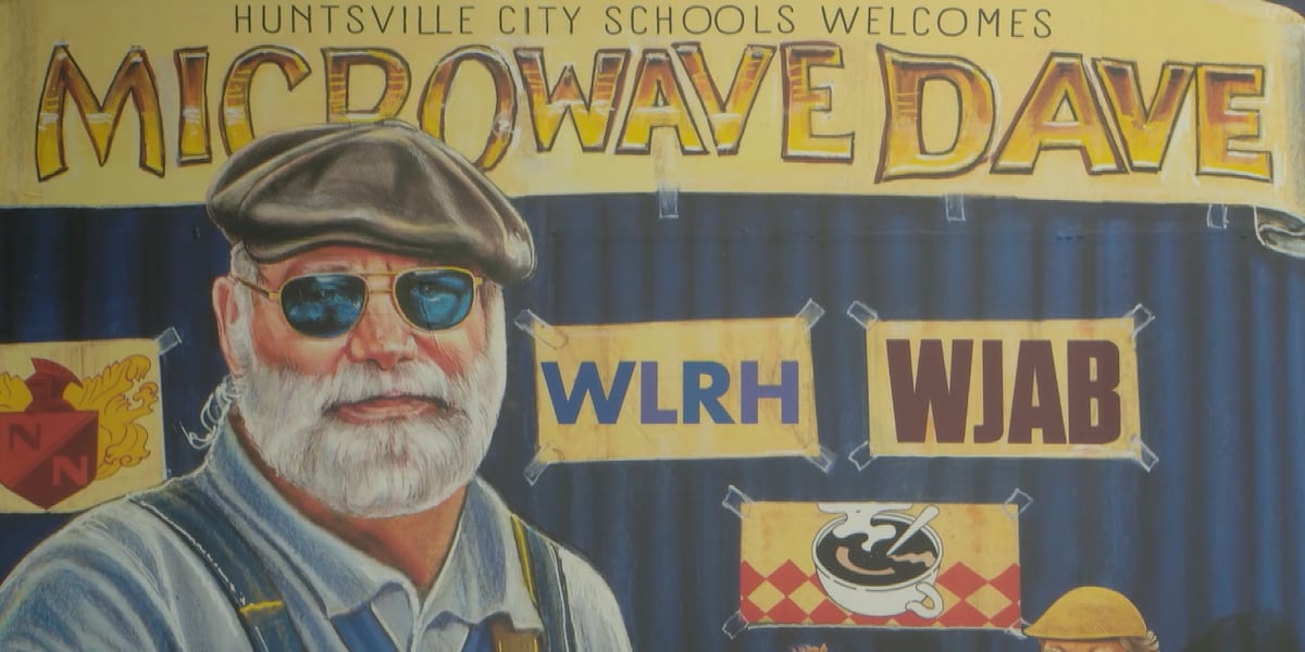 New mural unveiled in Downtown Huntsville honoring local legend ‘Microwave Dave’