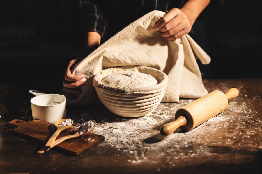 Authentic sourdough is made with just flour, water, salt, and a natural starter, while commercial bread often contains sugar, oil and preservatives