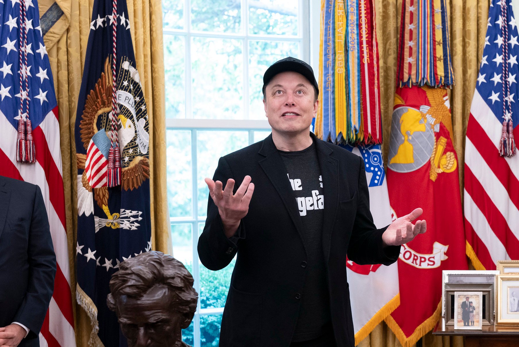 Elon Musk in the White House.