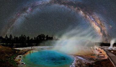APOD: 2026 August 16 - Milky Way over Yellowstone