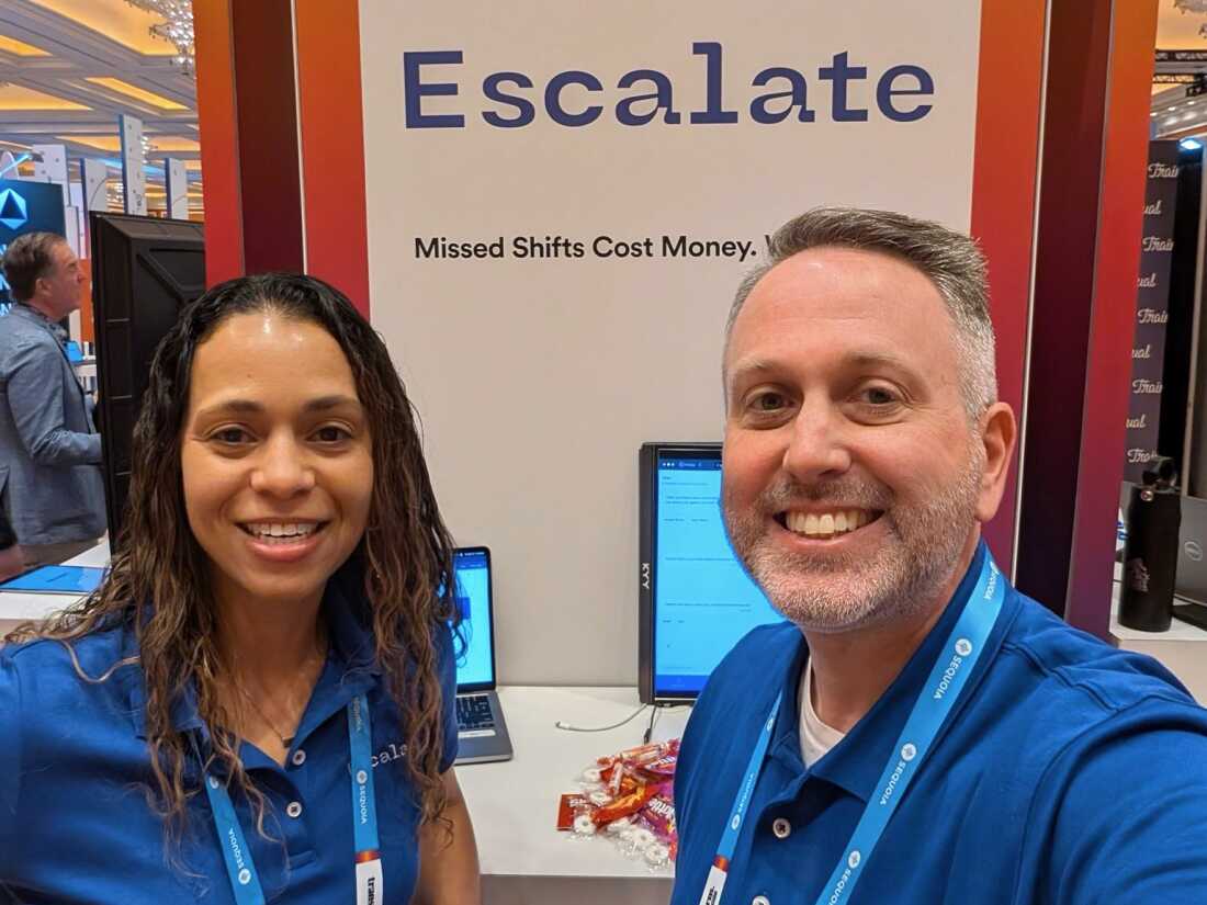 Sienna Daniel and Sean Segal started Escalate after working in nonprofits.