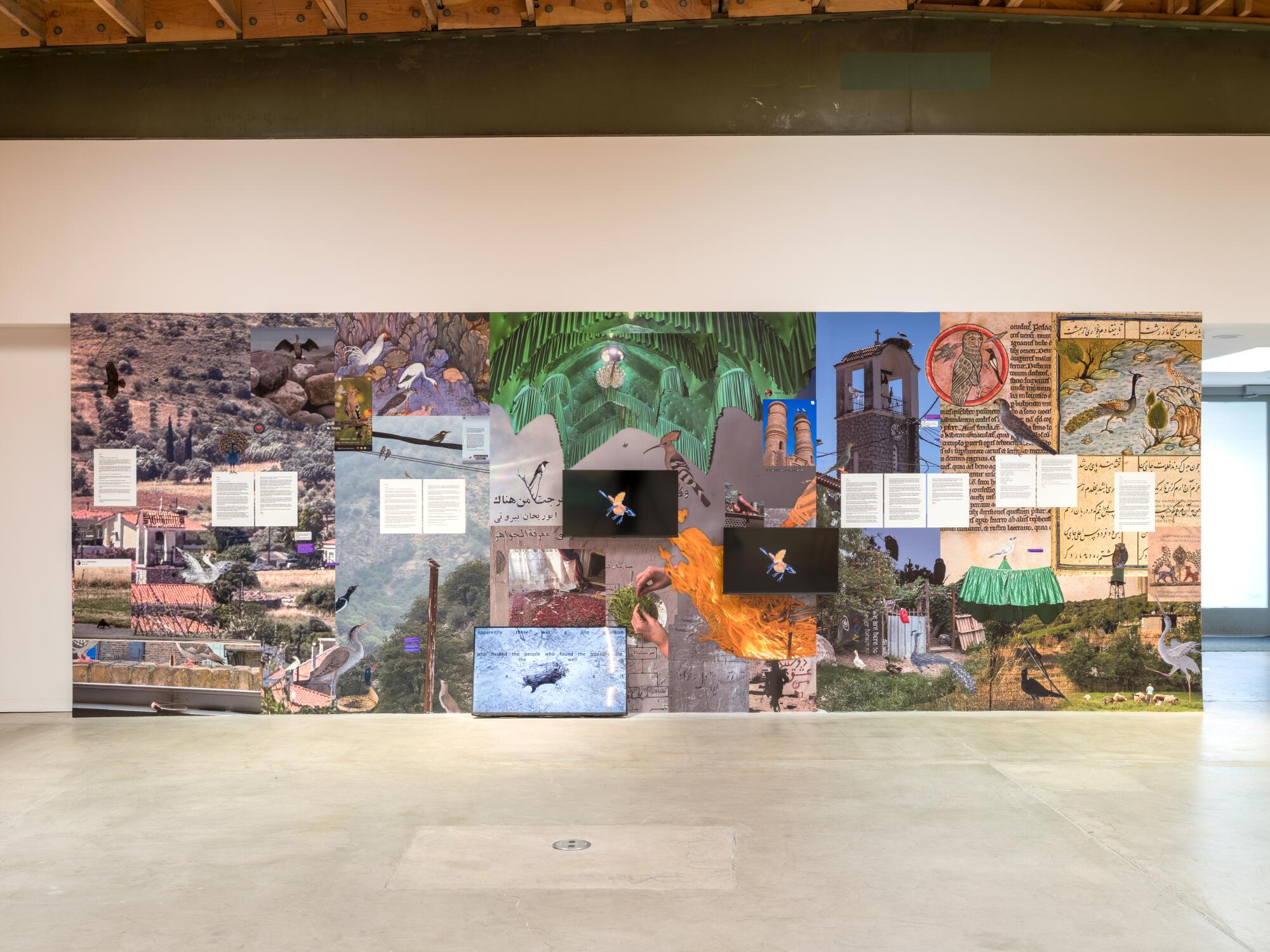 A gallery show in Los Angeles.