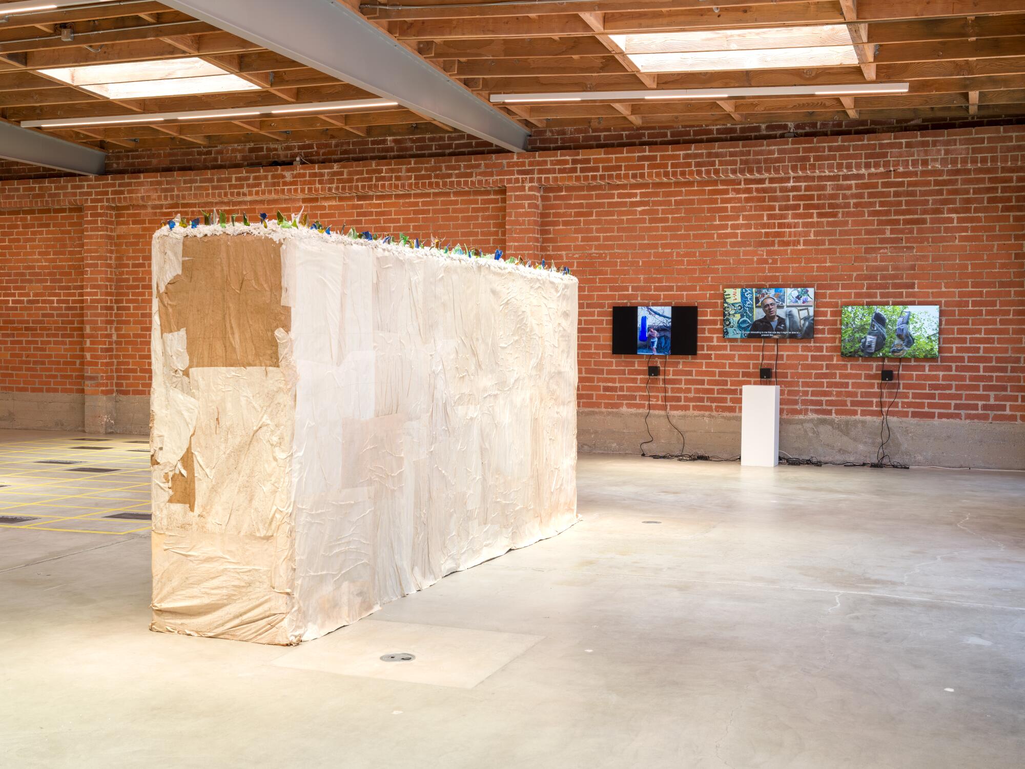 A gallery show in Los Angeles.