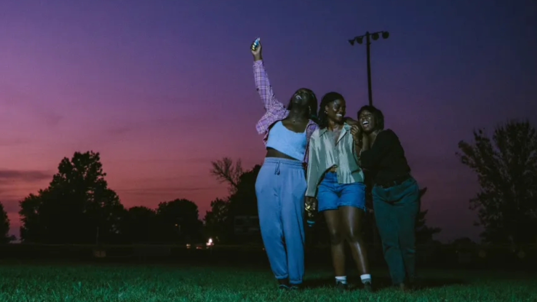 Lauren (Dezi Bing), Z (Denée Benton) and Tasha (Sasha Compère) embark on a roadtrip in search of a fourth friend in Dreams in Nightmares.