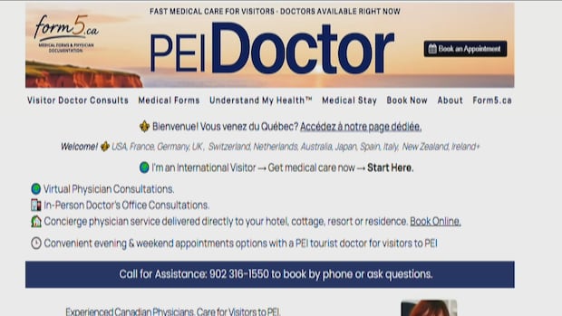 Private company offers tourists faster access to P.E.I.'s health-care system