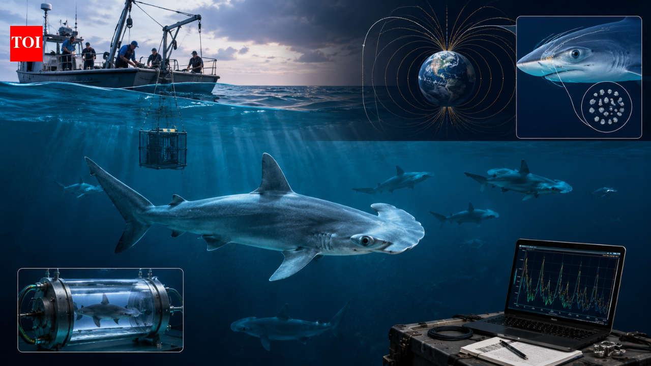 In 2021, scientists tested 20 bonnethead sharks and found they use Earth's magnetic field to navigate, suggesting sharks may have a magnetic map |