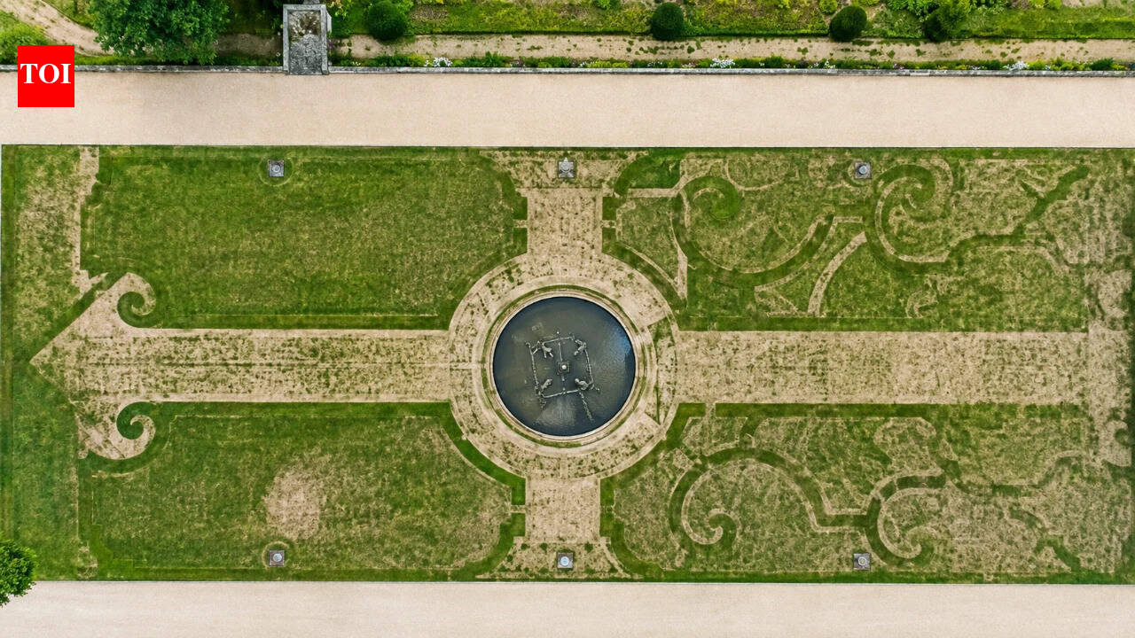 UK heatwave exposes 300-year-old hidden gardens as drought reveals forgotten historic landscapes across Europe | World News