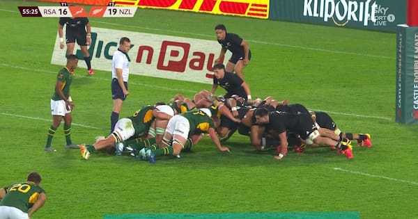 All Blacks press World Rugby on Boks scrum tactics ahead of 2nd Test