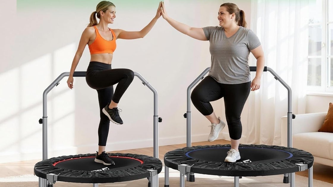 This Mini Rebounder Trampoline Has A Plethora Of Health Benefits