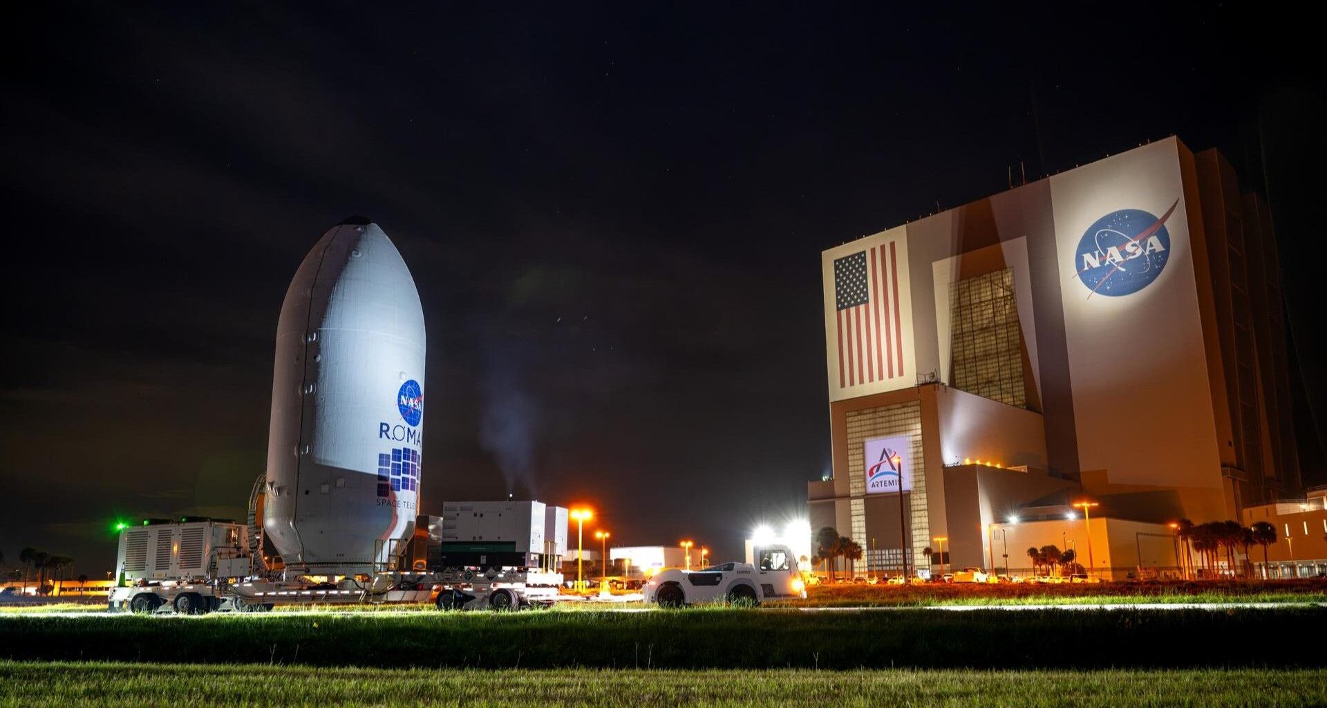 Nancy Grace Roman Telescope live updates: Roman and Falcon Heavy delivered to launch pad