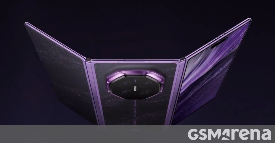 Here's our best look yet at the inward-folding Huawei Mate XT 2 tri-fold launching next month