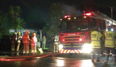 Person dies after fire tears through house in West Auckland