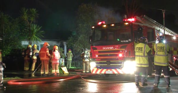 Person dies after fire tears through house in West Auckland
