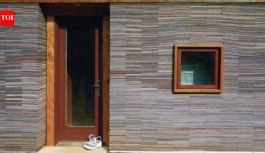 In 2002, Alabama architecture students stacked 72,000 worn carpet tiles into the walls of a family home; Rural Studio has now built more than 200 projects