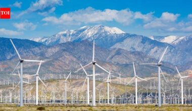 Wind turbine blades are built to survive decades and are difficult to recycle; an Iowa plant mechanically shreds them into fibres and powders for concrete, mortar and asphalt