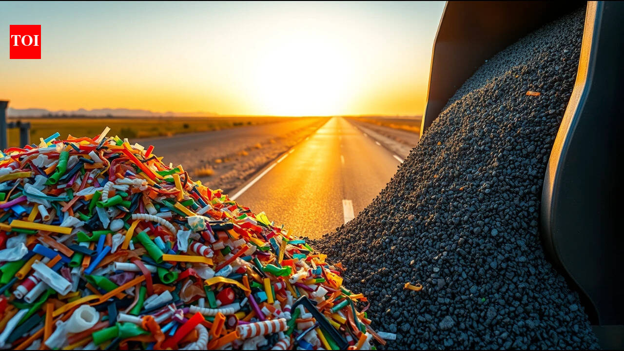 In 2025, Texas engineers mixed 4.5 tons of recycled plastic into a highway, replacing part of the bitumen to test how it handles extreme heat | World News