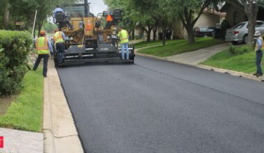In 2026, Texas engineers mixed 4.5 tons of waste plastic into nearly a mile of road; the recycled material replaced 8% to 10% of petroleum-based bitumen