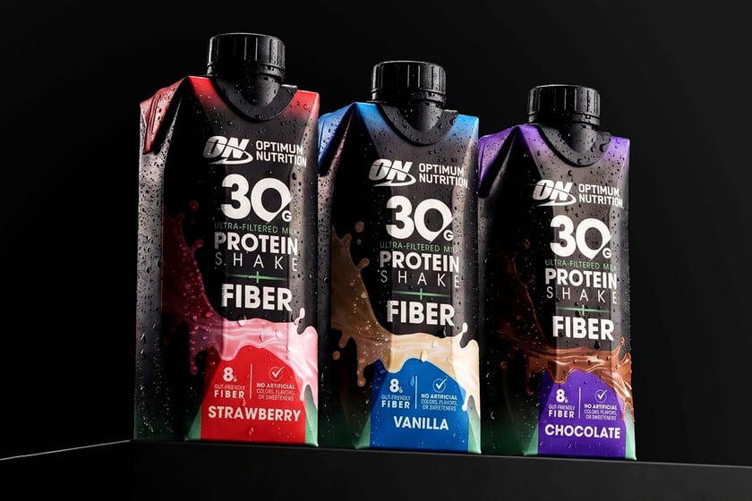 Optimum Nutrition Protein Shake Fiber