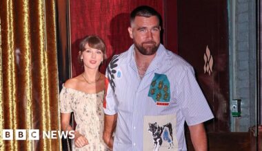 Travis Kelce shares first details from his wedding to Taylor Swift - 'Best night of my life' - BBC