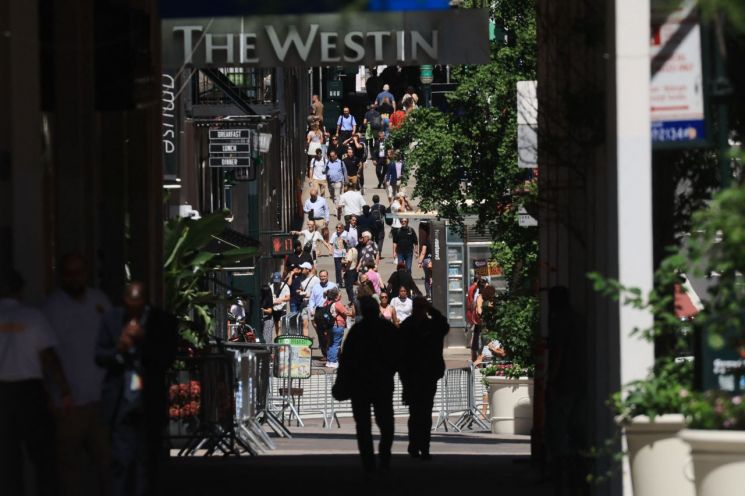 New York, USA. The photo is not directly related to the specific content of the article. Photo by Yonhap News.