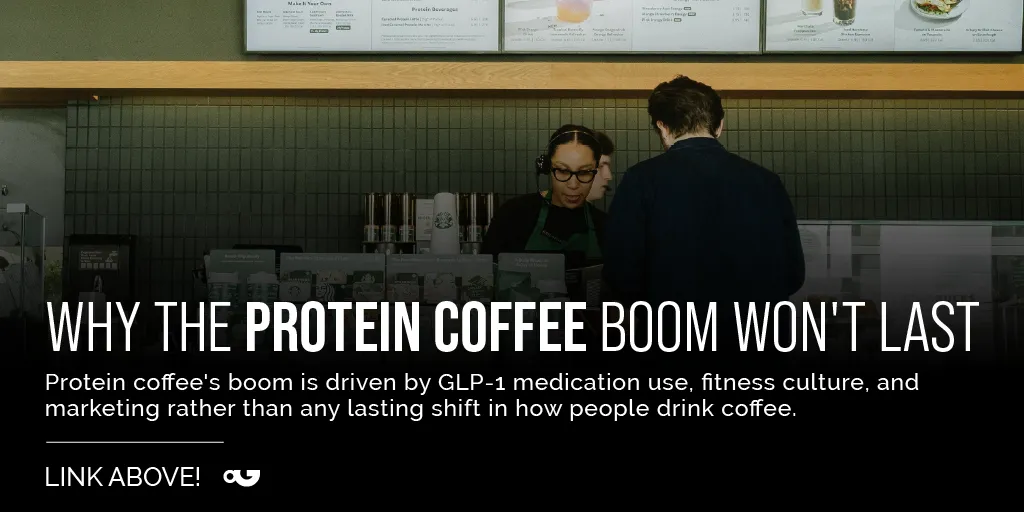 Why the protein coffee boom won't last