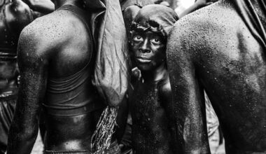 "A cultural legacy passed down from generation to generation. At the heart of the Lambe Sujo and Caboclinhos Festival in Sergipe, a boy looks out at the world through the lens of his heritage," says photographer about multi-award-winning street shot