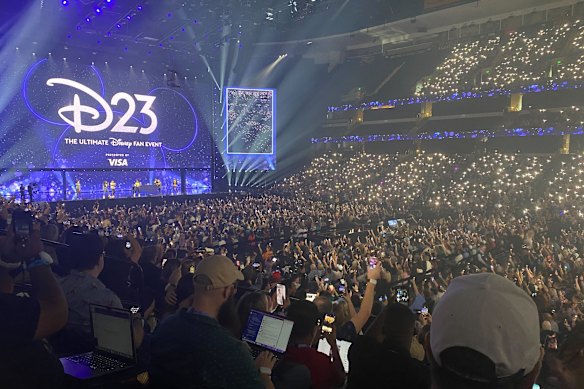 Happy clappers? Disney fans worshipping at the altar of the House of Mouse in 2024.
