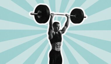 a man weightlifting to show 3 sets of 20 reps