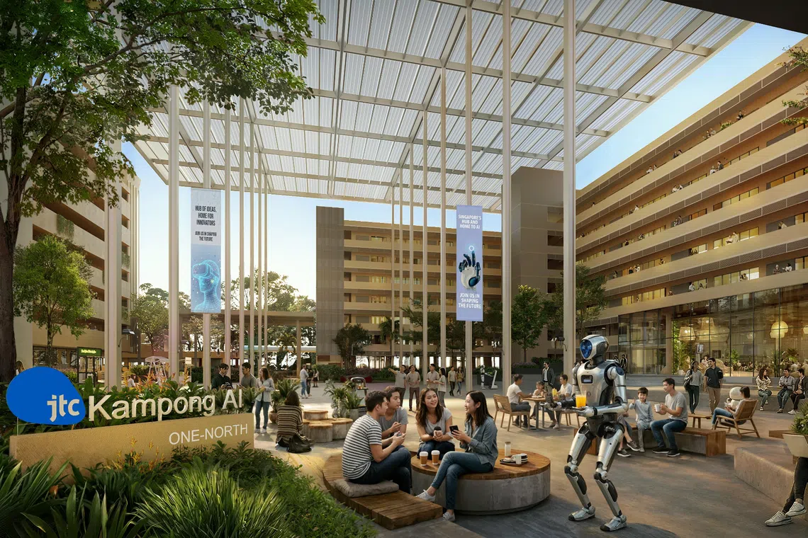 Proposed rezoning in one-north to double space for start-up facilities