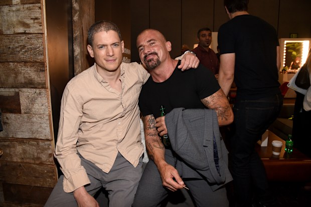 Wentworth Miller and Dominic Purcell star alongside each other in DC’s Legends of Tomorrow.