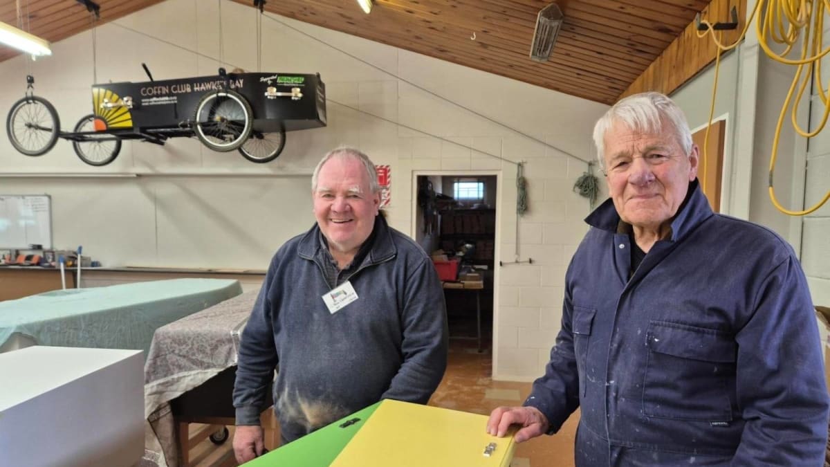 Hawke’s Bay Coffin Club searches for new home amid struggles to meet demand