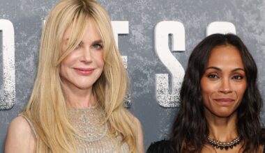 Nicole Kidman and Zoe Saldaña share sweet friendship at Lioness Season 3 premiere