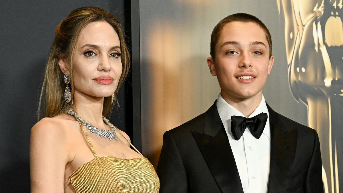 Angelina Jolie’s son Knox coordinates his bold new hair with an unexpected fashion choice