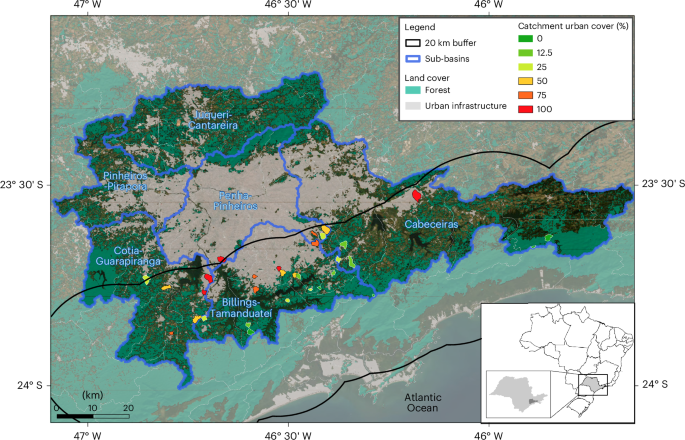 Urban expansion and the collapse of tropical stream ecosystems