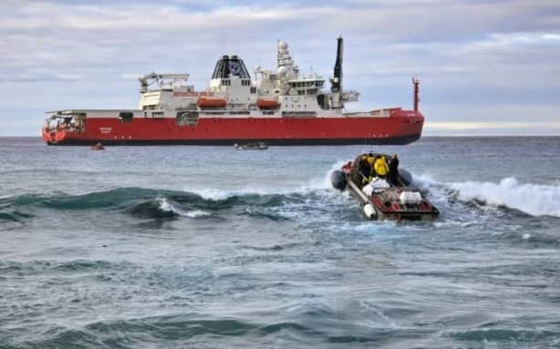 There is a limited window for the Nuyina to conduct the mission without impacting other Antarctic work.