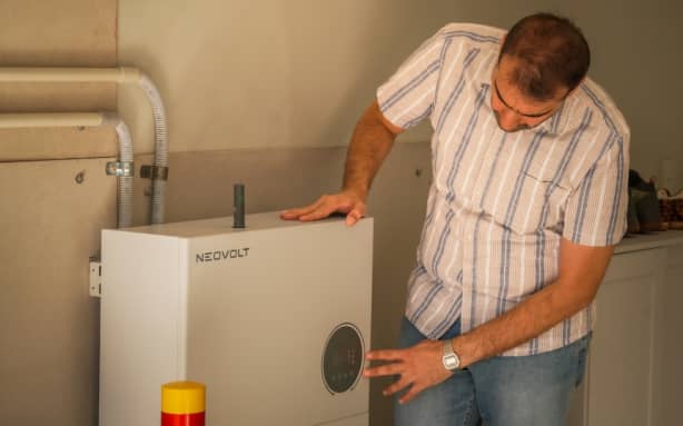 Amin Khorram paid $13,000 for his battery and inverter system.