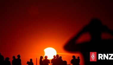 Watch: Skies darken as solar eclipse heads south from Arctic to Spain