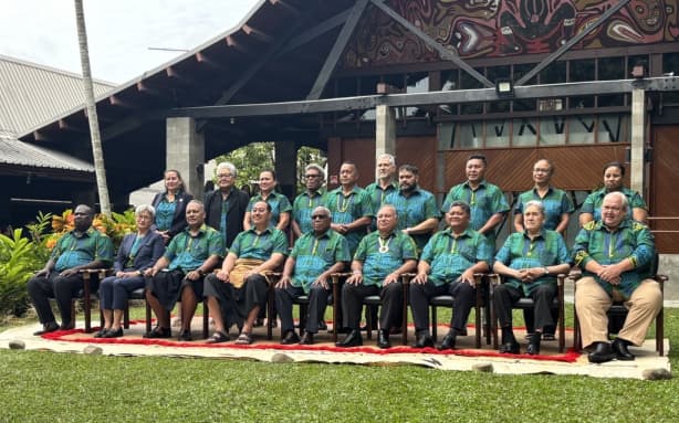 PIF Foreign Leaders Meeting group photo in Fiji on 7 August 2026.