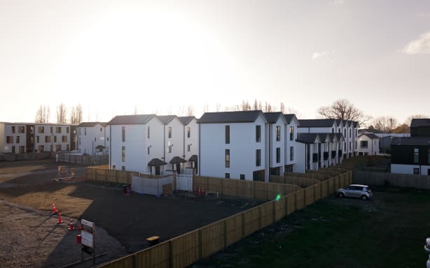 Townhouses in Central Christchurch.