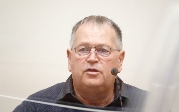 Owen Hume at the inquest of his daughter Erica Hume who died in a suspected suicide when she was a Palmerston North Hospital mental health ward patient.