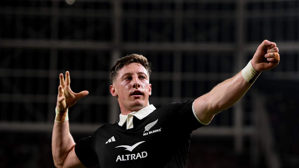 Cam Roigard out of All Blacks squad for Sharks match
