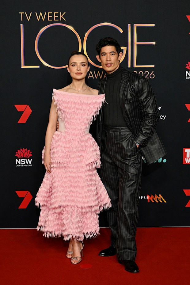 Logies 2026: Philippa Northeast and Chris Chung at the 2026 logies