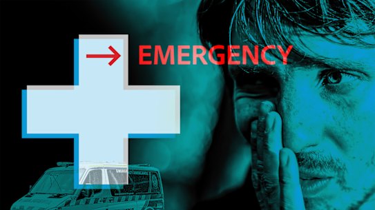 Patients banned by Victorian hospitals are being ejected by security guards, leaving them untreated and out on the street.