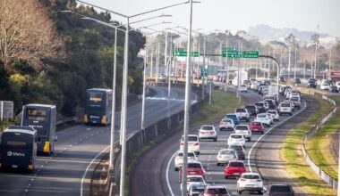 Auckland couple’s car allegedly shot with BB gun on Northern Motorway